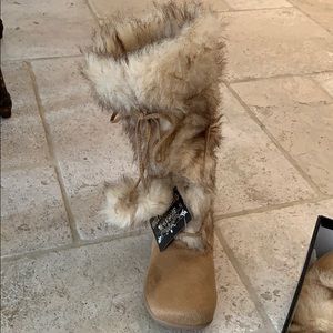 De Blossom Collection Tara-Hi Camel Boots